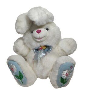 TB Trading Co Bunny Rabbit White Plush Stuffed Animal Easter Toy 16 inch